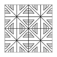 Triangular Optical Grid Seamless Pattern Design vector