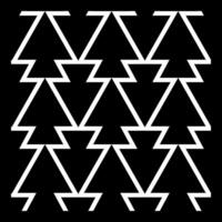 Bold Zigzag Triangle Stack Seamless Pattern Art vector