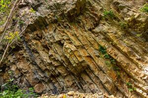 Geological Outcrop with Cretaceous Rock photo