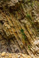 View of the Geological Outcrop with Cretaceous Rocks photo