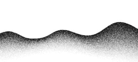 Noise grain wave background with dots gradient vector