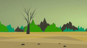 Animated Forest Background or 2d background running video