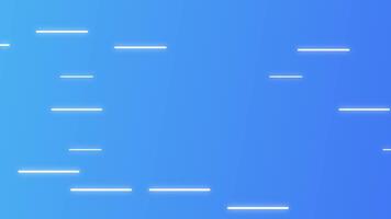 Blue flying and running background animation isolated on blue background video