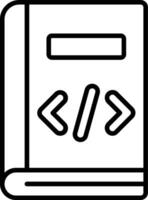 Coding Book Icon vector