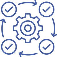 Agile Line Icon vector