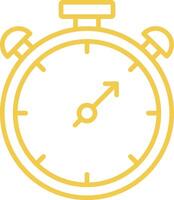 Chronometer Line Icon vector