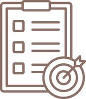 Goals Line Icon vector