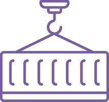 Loading Line Icon vector