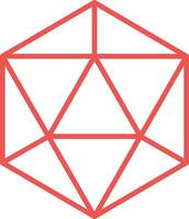 Geometrical Line Icon vector