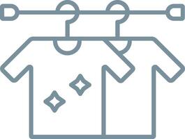 Drying Line Icon vector