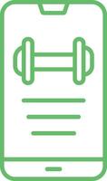 Application Line Icon vector