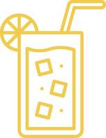 Lemonade Line Icon vector