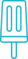 Popsicle Line Icon vector