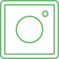 Instagram Line Icon vector