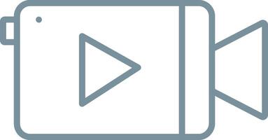 Calling App Line Icon vector