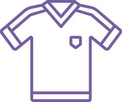 Jersey Line Icon vector