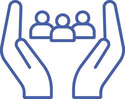 Awareness Line Icon vector