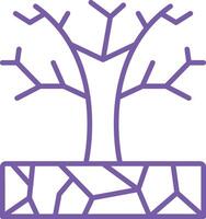 Drought Line Icon vector
