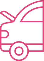 Trunk Line Icon vector
