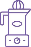 Orange squeezer Line Icon vector