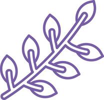 Tree Branch Line Icon vector