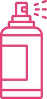 Spray paint Line Icon vector