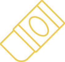 Rubber Line Icon vector