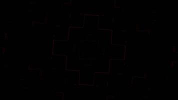Red and White Dark Pulsing Tunnel Background VJ Loop in 4K video