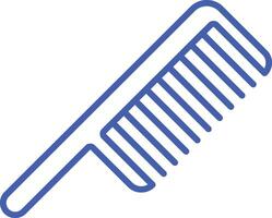 Comb Line Icon vector