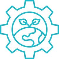 Ecosystem Line Icon vector