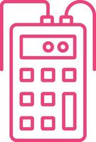 Friability Tester Line Icon vector