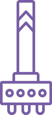 Leather Punch Line Icon
