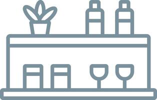 Display Item Line Icon vector