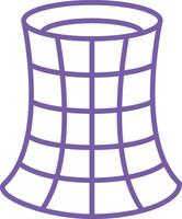Wormhole Line Icon vector