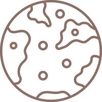Mercury Line Icon vector