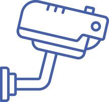 Security Camera Line Icon vector