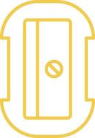 Pencil Sharpener Line Icon vector