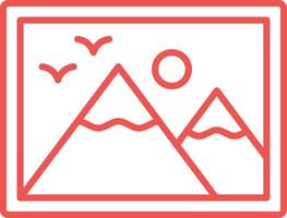 Painting Line Icon vector