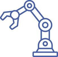 Robotic Line Icon vector
