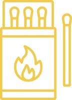 Matches Line Icon vector