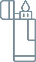 Lighter Line Icon vector