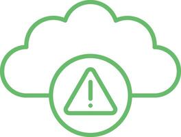 Error Line Icon vector