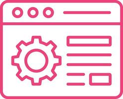 User Interface Line Icon vector