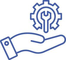 Technical Support Line Icon vector