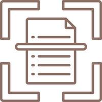 Scan Line Icon vector