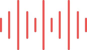 Voice Line Icon vector