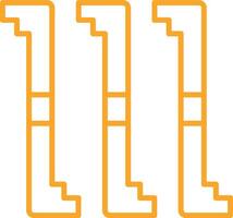 Tension Line Icon vector