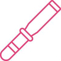Chisel Line Icon vector