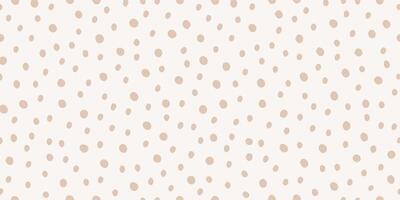 Beige Speckled Dot Pattern Seamless Texture Background vector