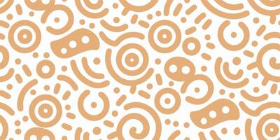 Abstract Beige and White Seamless Pattern Background vector